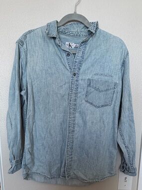 Calvin Klein Jeans Light Blue Washed Denim Jacket